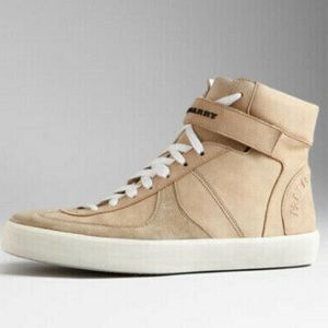 Burberry nubuck high top sneakers